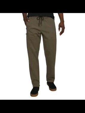Weatherproof Vintage Men’s Tech Fleece Sweatpants Zipper Cargo Pocket, XL Green